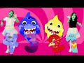 Five little zombie sharks and more compilation  little poppy tales kids songs and nursery rhymes