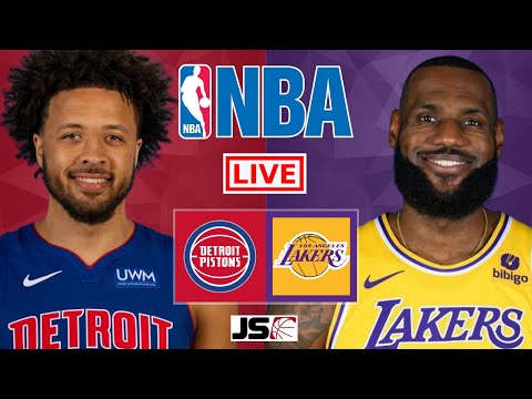 Detroit Pistons vs Los Angeles Lakers | NBA Live Scoreboard 2024 | Jimby Sports