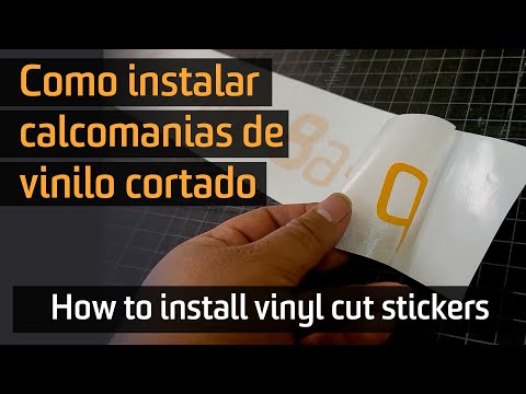 Vídeo: Com Fer Calcomanies De Vinil