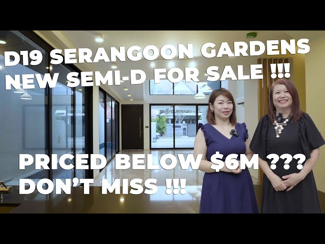 D19 New Semi-D @ Serangoon Gdns Below $6M for Sale !!! class=