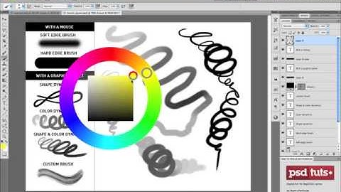 The Brush Panel and Using a Tablet