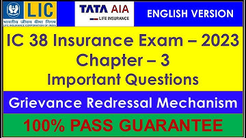 IC38 EXAM QUESTIONS AND ANSWERS | बस ये रट लो 100% guarantee  @rjfinancialplanner #exampreparation