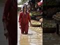 Courage in the Flooded Market | A Woman’s Struggle Through the Rising Waters #youtubeshorts #viral