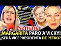 ¡MAJESTUOSO! Margarita Rosa PARÓ en SECO a Vicky Dávila por publicar FAKE NEWS sobre ella y Petro!