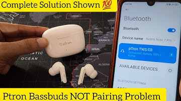 Ptron Bassbuds - Left Earbud Not Working & Reset Problem | Complete Solution Shown 💯