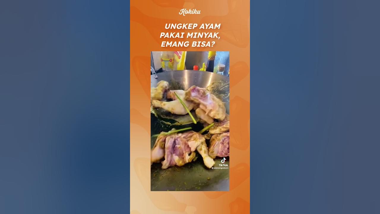 UNGKEP AYAM PAKAI MINYAK. EMANG BISA? #shorts