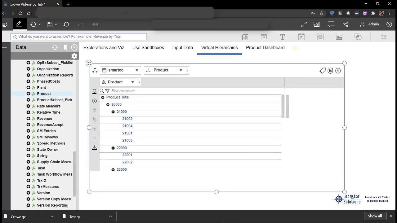 IBM Planning Analytics Video Series Virtual Hierarchies