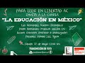 Luis Hernández Navarro Luciano Concheiro y Pedro Hernández "La educación en México"