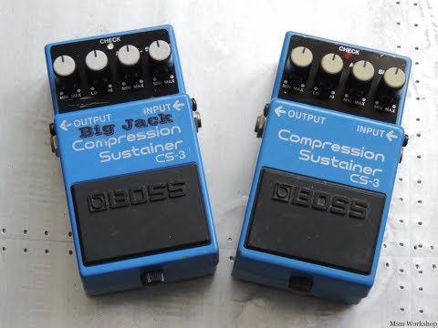 Boss CS-3 compression Shootout : Big jack mod or not? Msm workshop