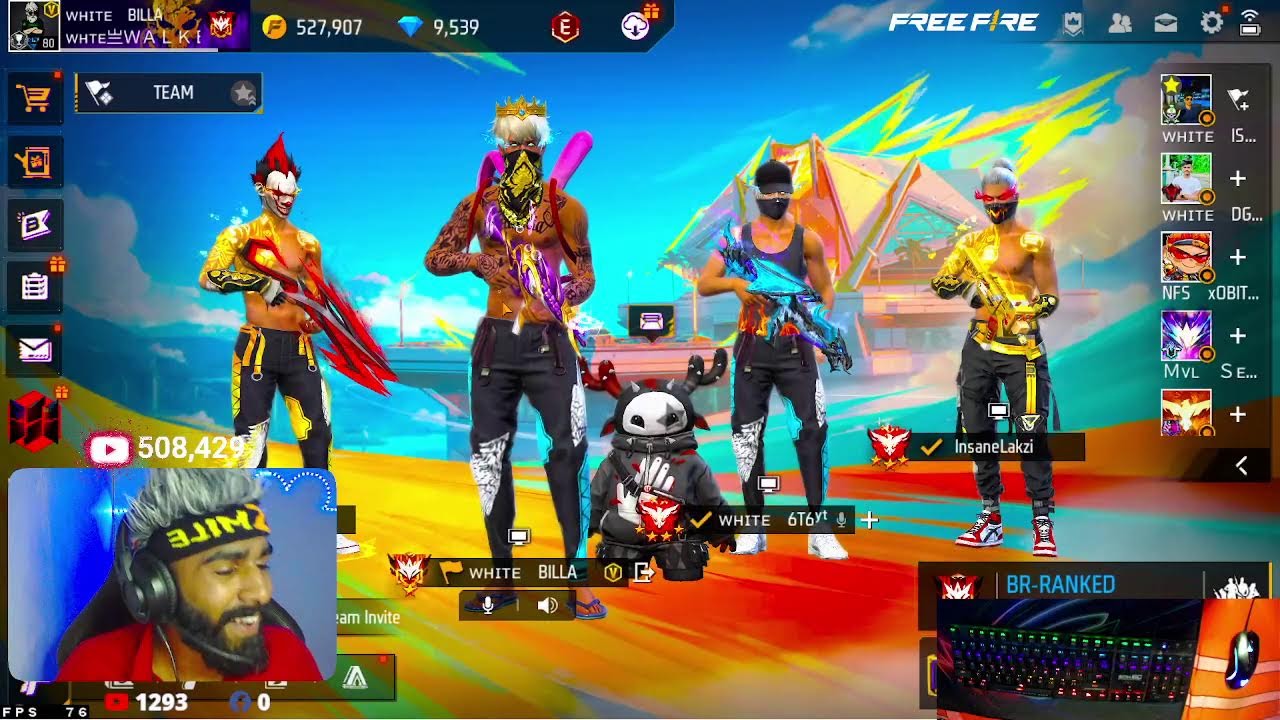 olu left  - FREE FIRE LIVE   - BILLA