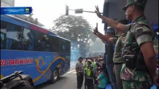Pelepasan Bobotoh Persib Menuju Stadion GBK Final Bhayangkara Cup 2016