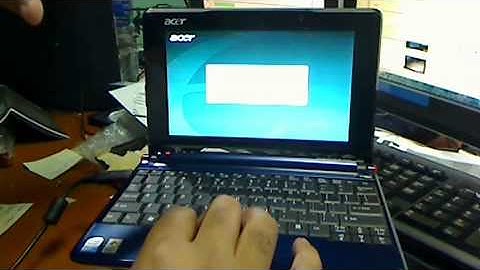 Acer Aspire One ZG5 Reload to Factory Default