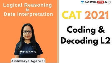 CAT 2021 | Coding and Decoding -2 | By Aishwarya Agarwal