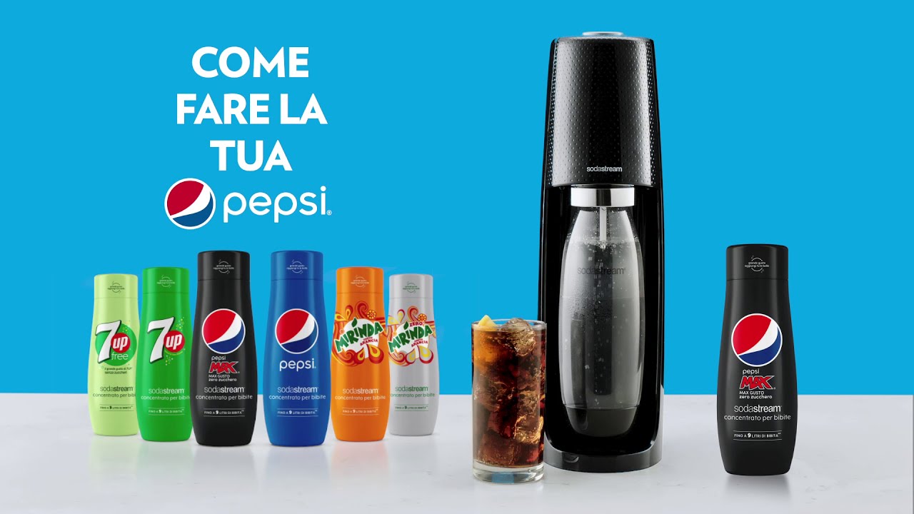 SodaStream x Pepsi - Un nuovo modo per realizzare le vostre bevande  preferite 