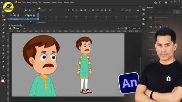 2D Character Rigging | Adobe Animate Tutorial | Graphic Design For YouTube | @LearnAnimationHindi