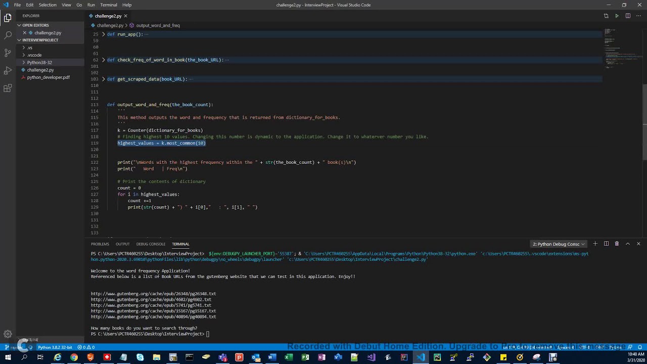 eBook Python Application. Visual Studio Code IDE - YouTube