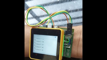 Wearable device using core2 for aws iot edukit