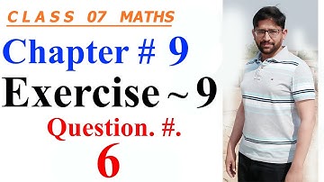 Mathematics of Class 7 || Oxford countdown Mathematics || Chapter09, Exercise. 09 || Q. 06