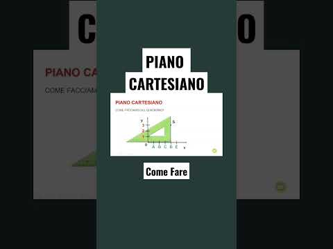 PIANO CARTESIANO ✏️📐📈🌐