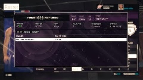 NBA 2k15 Draft Generated Players: Erno Szomory