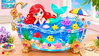 Adorable Mermaid Princess Jelly Cake ‍ How To Make Mini Disney Princess Cake