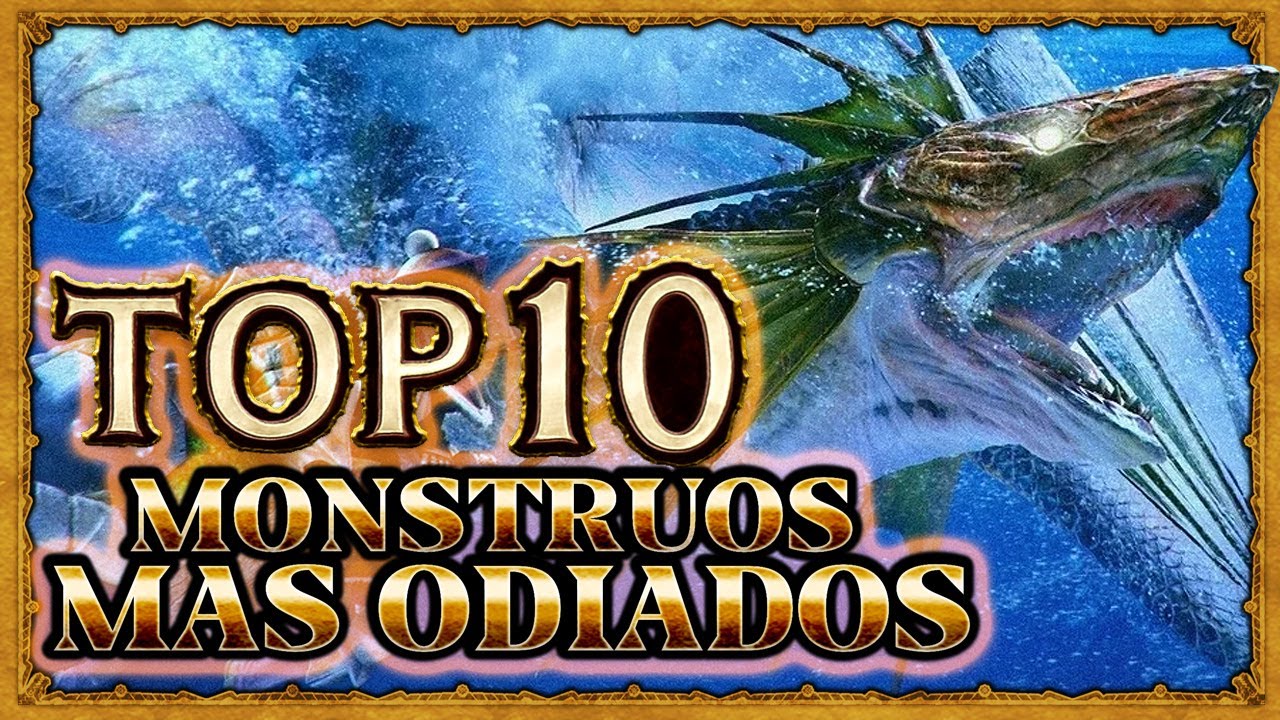 TOP 10 MONSTRUOS mas ODIADOS de MONSTER HUNTER