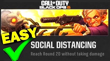 Easy SOCIAL DISTANCING Dark Ops Unlock in Black Ops 6 Zombies!