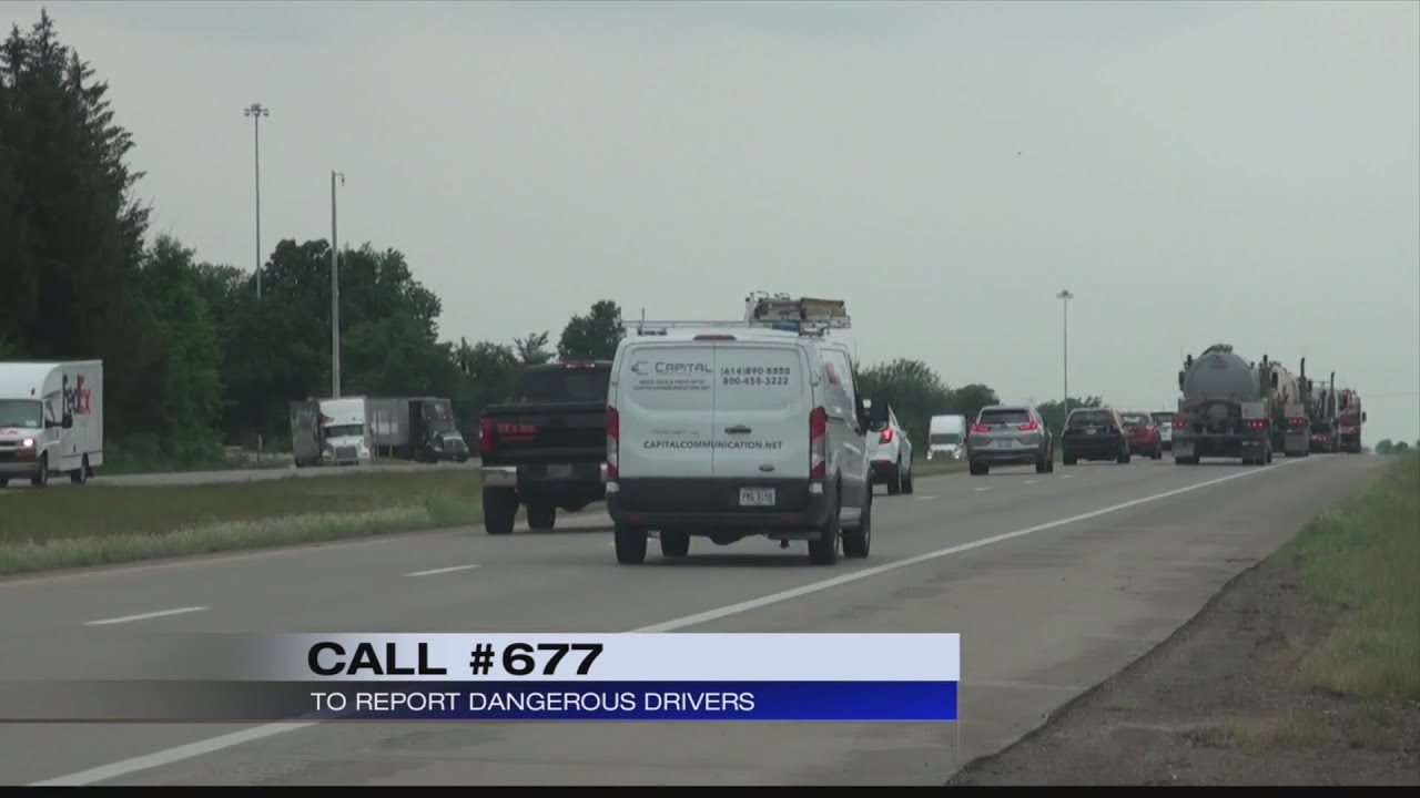 Police urge drivers to call 677 to report dangerous drivers YouTube