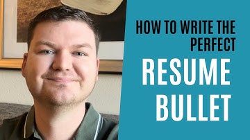 How to write a resume bullet and quantify your results.