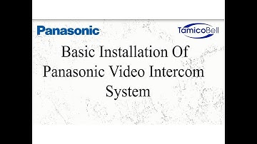UNBOXING PANASONIC VIDEO INTERCOM SYSTEM VL-SVN511BX