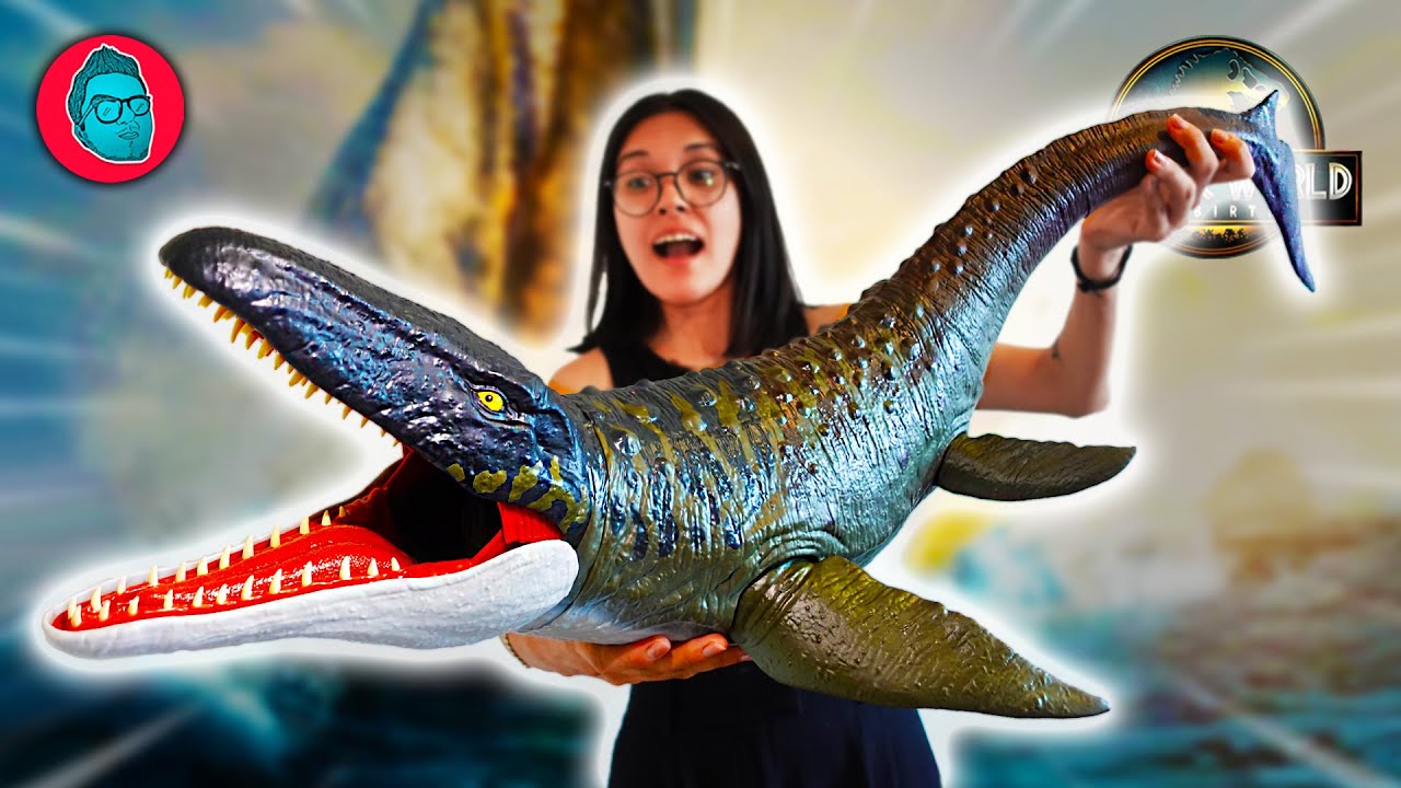 EL MOSASAURUS MÁS GRANDE! 🔴 Review COLOSAL JURASSIC WORLD REBIRTH 🦖