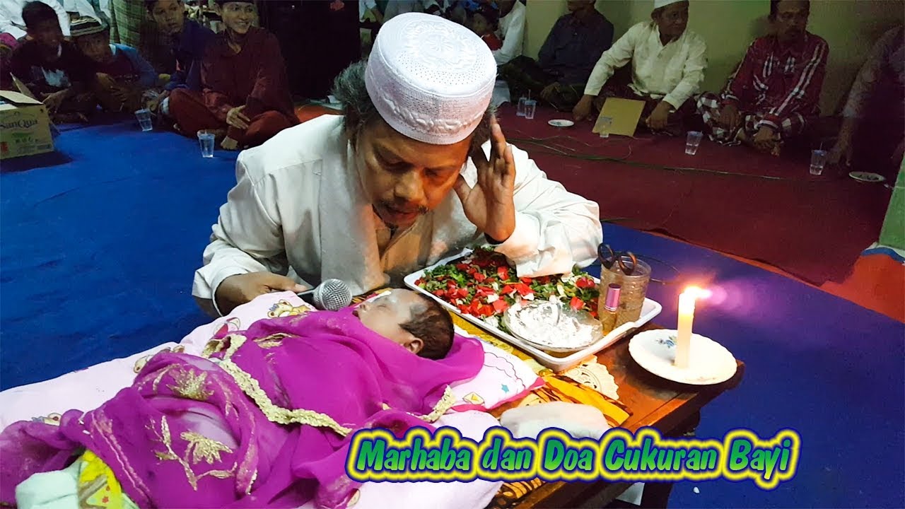 40 HARI  Acara marhaban cukuran  dan doa  ketika bayi di 