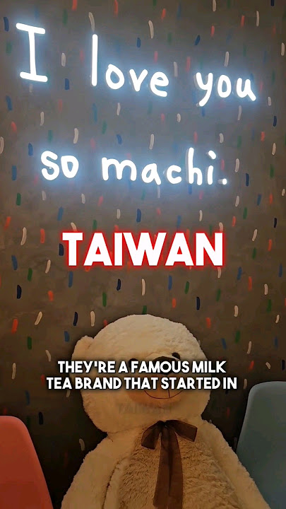Machi Machi is famous Taiwanese pop singer's - Jay Chou, all-time favourite bubble tea shop! #shorts