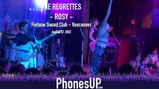Rosy - The Regrettes LIVE - Fortune Sound Club, Vancouver - PhonesUP 8/17/22