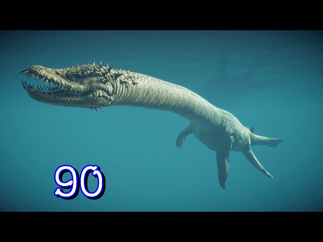 エラスモサウルス 90頭解放 / ジュラシック・ワールド