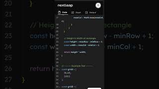 Minimum Area Rectangle Covering All 1’s in Binary Grid | JavaScript Coding Interview Problem