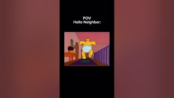 Hello Neighbor💀 #music #helloneighbor #helloneighbor2 #like #subscribe #fyp #simpsons