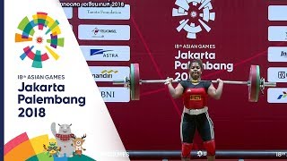 การแข่งขันยกน้ำหนักหญิง 53 กิโลกรัม | เอเชียนเกมส์ 2018