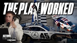 Denny Hamlin Reacts to Talladega: Toyota’s Plan, 188 Laps Too Many, and Celebrating with The Goat