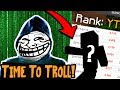 I HACKED A 300K+ YOUTUBERS MINECRAFT ACCOUNT (Minecraft Trolling)