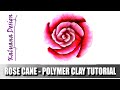 Rose cane - polymer clay tutorial 602
