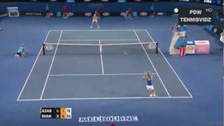 Azarenka vs Sharapova Australian Open 2012 Highlights