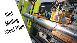 Slot Milling 6 Galvanised Steel Pipe