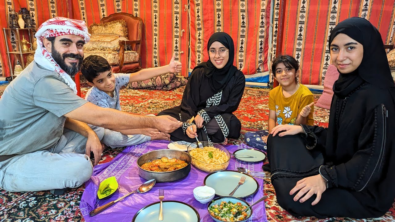 اول طبخة من حوش بيتنا ( نأكل مما نزرع )