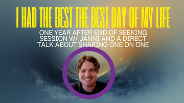 Een jaar na de 1:1 "Instant Awakening" sessie met Janni #nondualiteit #ontwaken