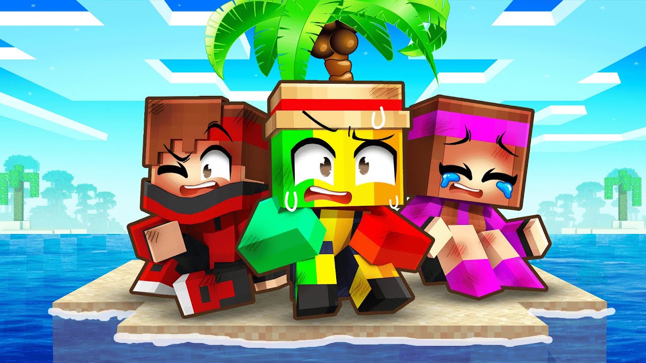 SURVIVRE sur une Île DÉSERTE sur Minecraft !