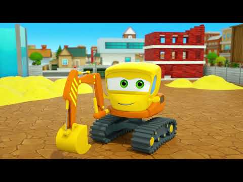 🚜🏗️ Экскаватор и большое строительство в Моторвиле! 🚛🚗
