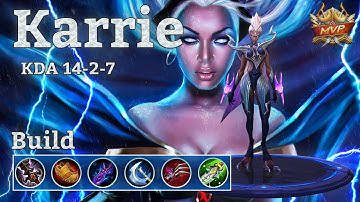 Mobile Legends: Karrie MVP, Insane Burst and Attack Speed! :O
