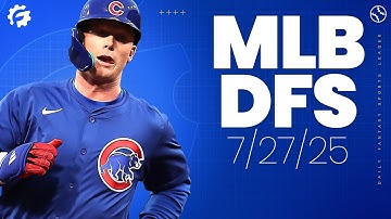 MLB DFS Picks & Strategy for #Draftkings & FanDuel (7/27/25)