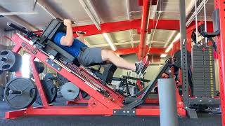Quarter Hack Squat Jumps